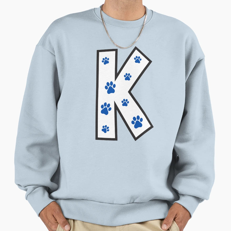 Paw Alphabet Sweatshirt - Fun Novelty Design for Adults - T-Shirt, Sweatshirt, Hoodie