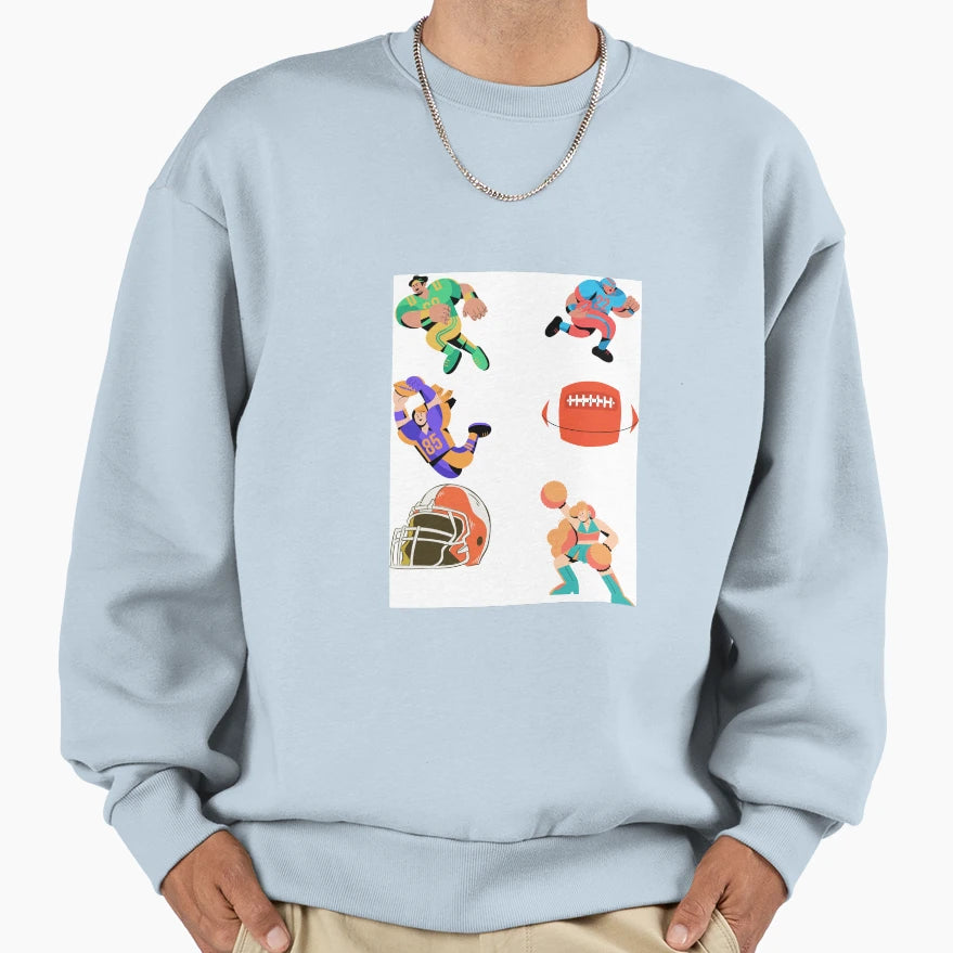 Rugby Sweatshirt - Graphic Print Men Women - T-Shirt, Sweatshirt, Hoodie