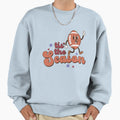 Tis Season Football Smiling Football Sweatshirt - Minimalist Print Unisex - T-Shirt, Sweatshirt, Hoodie