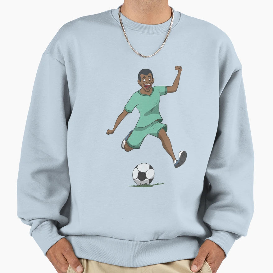 Soccer Shooting Sweatshirt - Unique Graphic for Adults - T-Shirt, Sweatshirt, Hoodie