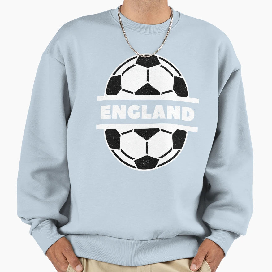 England Soccer Fan Sweatshirt - Trendy Graphic for Adults - T-Shirt, Sweatshirt, Hoodie