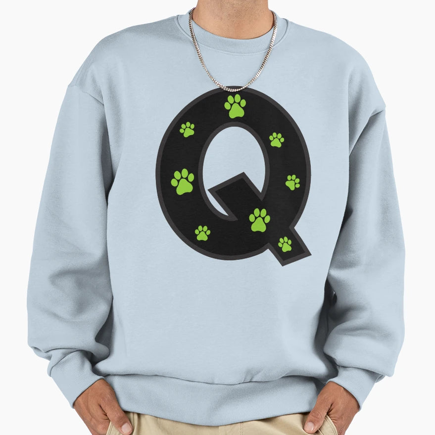 Paw Alphabet Sweatshirt - Custom Art Print Unisex - T-Shirt, Sweatshirt, Hoodie