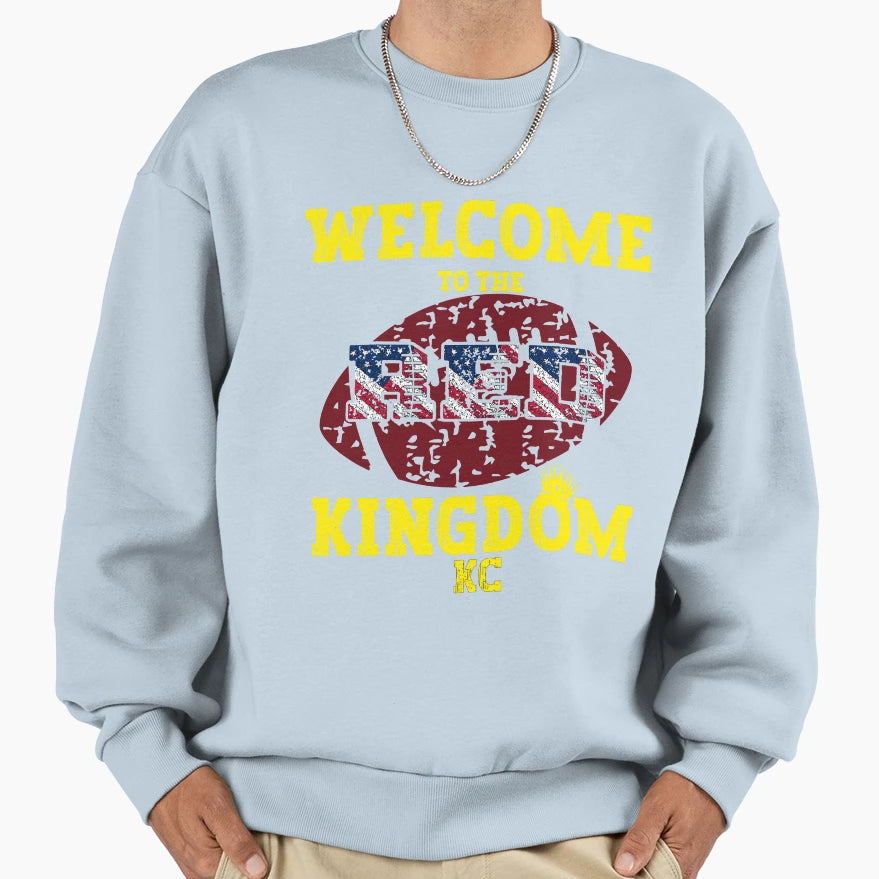 Welcome To Red Kingdom Kansas City Sweatshirt - Trendy Graphic Men Women - T-Shirt, Sweatshirt, Hoodie