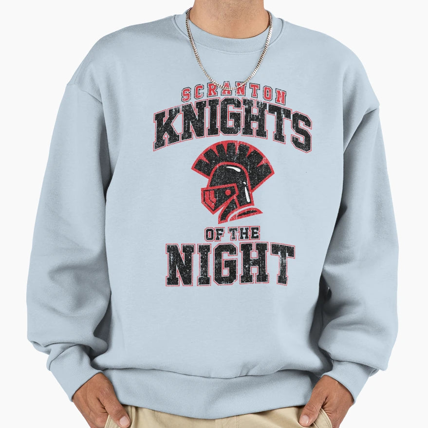 Scranton Knights Night Variant Sweatshirt - Casual Everyday Wear Unisex - T-Shirt, Sweatshirt, Hoodie