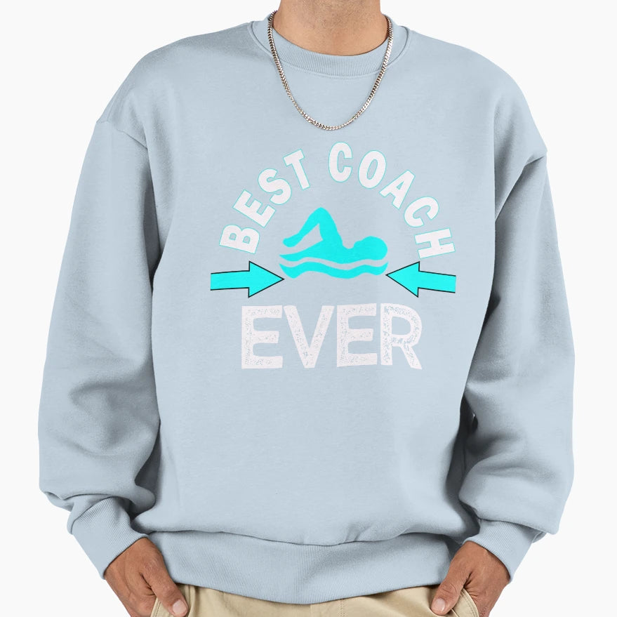 Swimming Coach Gift Simply Best Sweatshirt - Fun Novelty Design for Adults - T-Shirt, Sweatshirt, Hoodie
