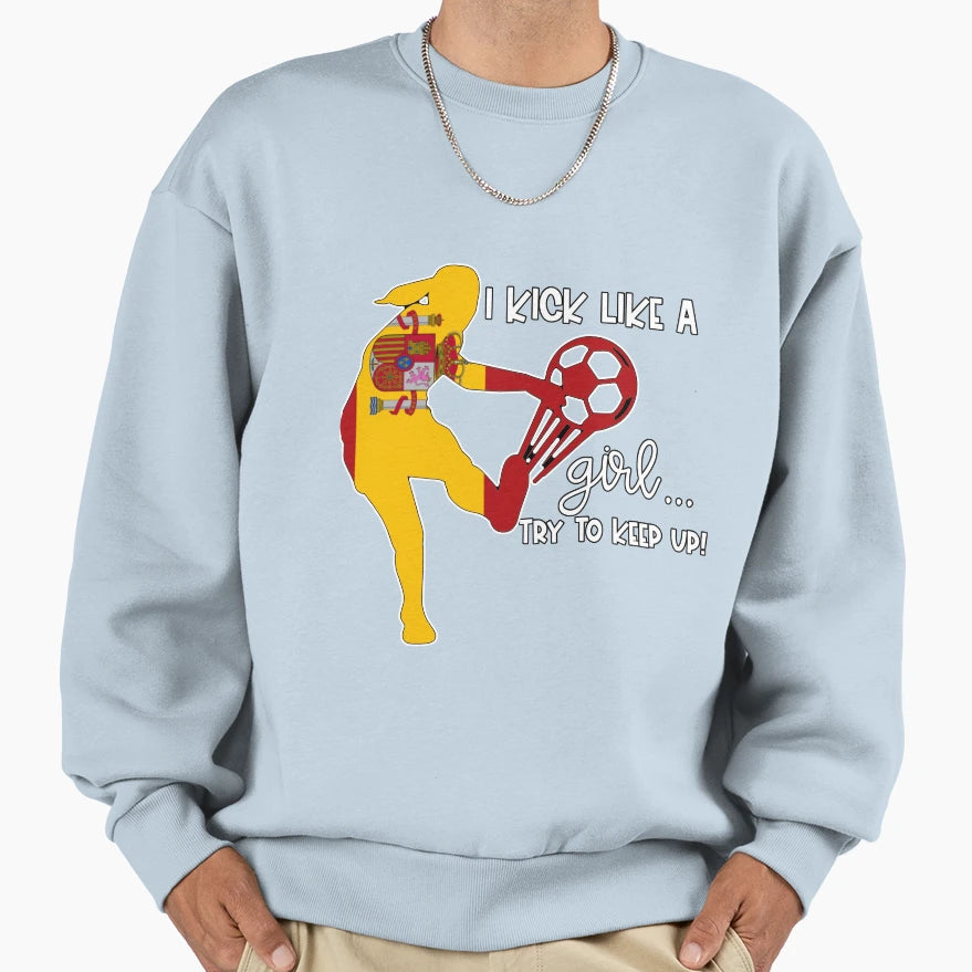 World Cup 2023 Team Spain Sweatshirt - Casual Everyday Wear for Adults - T-Shirt, Sweatshirt, Hoodie