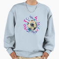 Fun Arty Soccer Abstract Soccer Sweatshirt - Aesthetic Graphic Men Women - T-Shirt, Sweatshirt, Hoodie