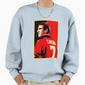 Eric Cantona Artwork Sweatshirt - Unique Graphic for Adults - T-Shirt, Sweatshirt, Hoodie