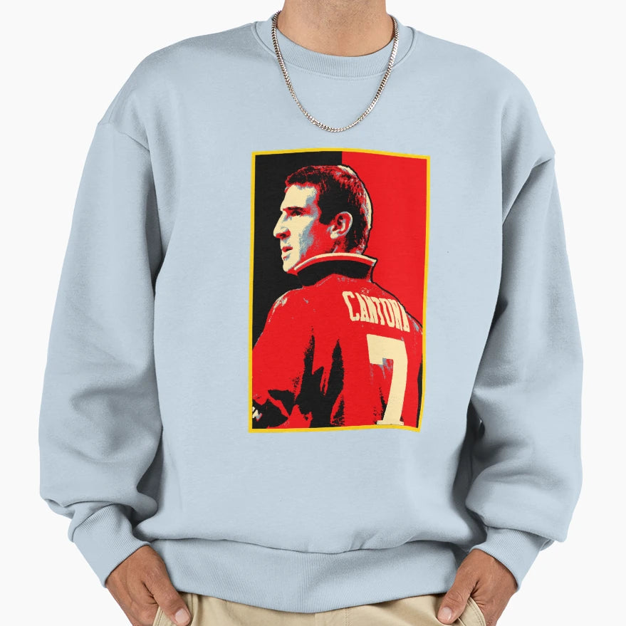 Eric Cantona Artwork Sweatshirt - Unique Graphic for Adults - T-Shirt, Sweatshirt, Hoodie