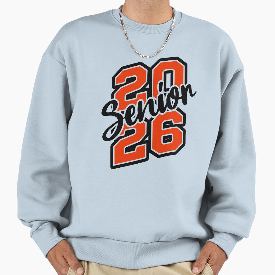 Senior Class 2026 Spooky Halloween Sweatshirt - Trendy Graphic Unisex - T-Shirt, Sweatshirt, Hoodie