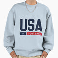 Usa Football Team Sweatshirt - Aesthetic Graphic Unisex - T-Shirt, Sweatshirt, Hoodie