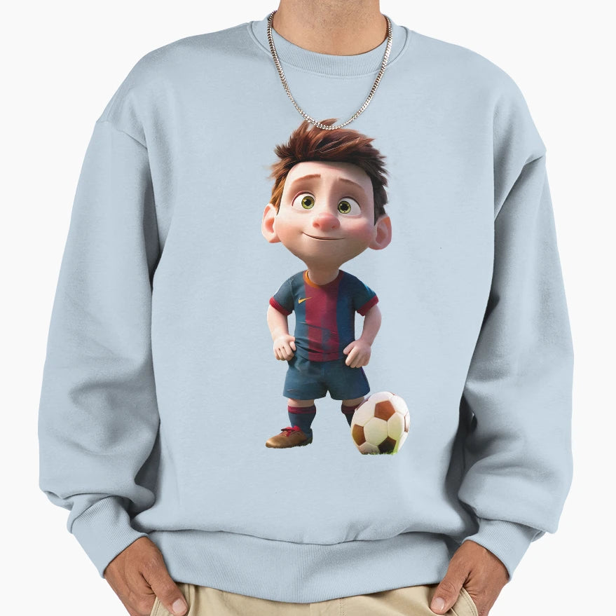 Lionel Messi Football Player Sweatshirt - Trendy Graphic for Adults - T-Shirt, Sweatshirt, Hoodie