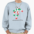 Italia 90 Footballer Logo Sweatshirt - Trendy Graphic Men Women - T-Shirt, Sweatshirt, Hoodie