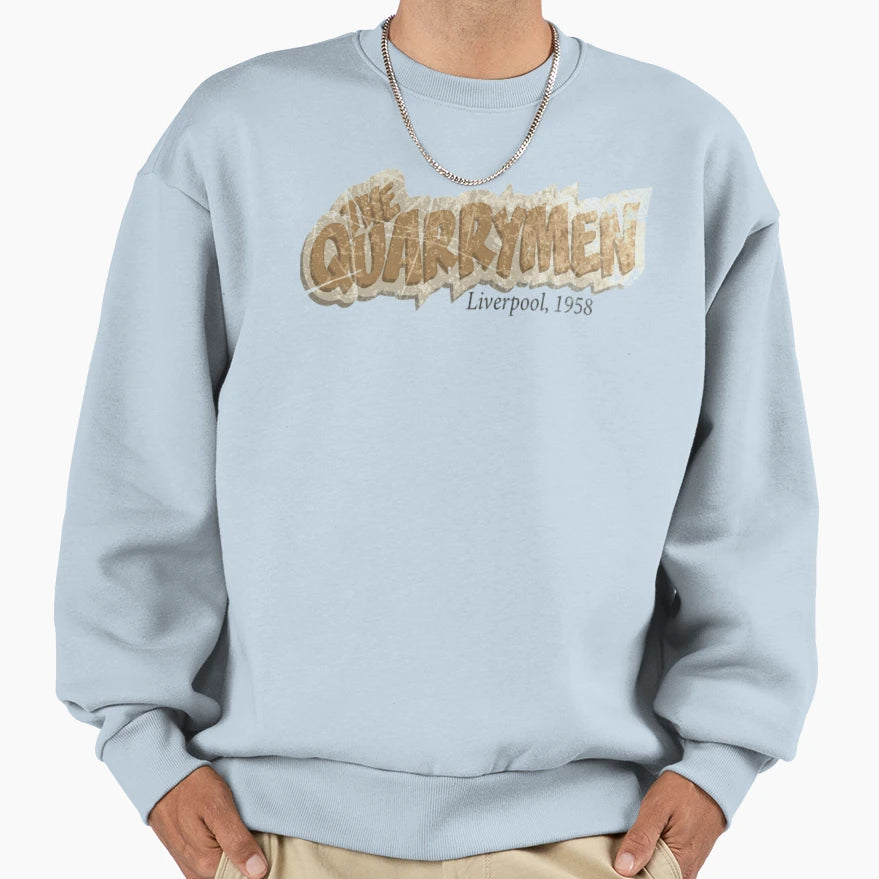 Quarrymen Logo Lightweight Sweatshirt - Trendy Graphic Men Women - T-Shirt, Sweatshirt, Hoodie