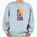 Ecuador Drawn Letters Sweatshirt - Aesthetic Graphic for Adults - T-Shirt, Sweatshirt, Hoodie