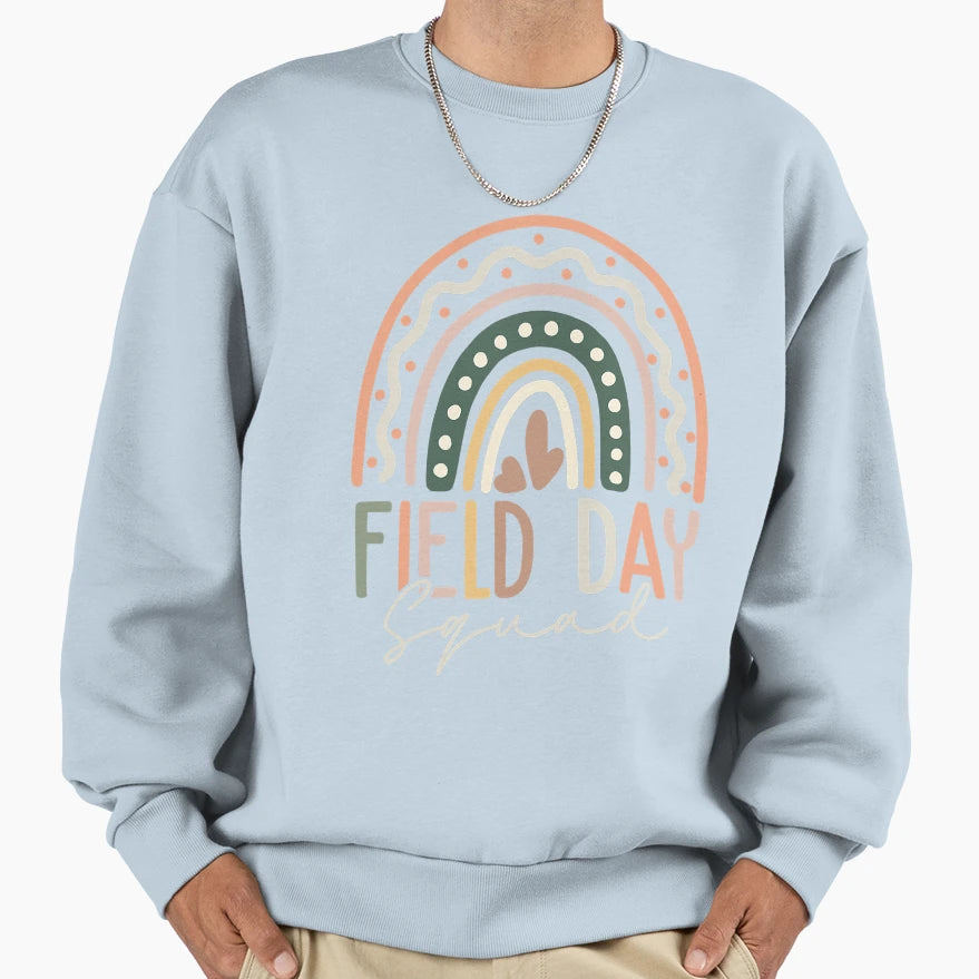 Field Day Squad Teacher Student Last Sweatshirt - Minimalist Print Unisex - T-Shirt, Sweatshirt, Hoodie