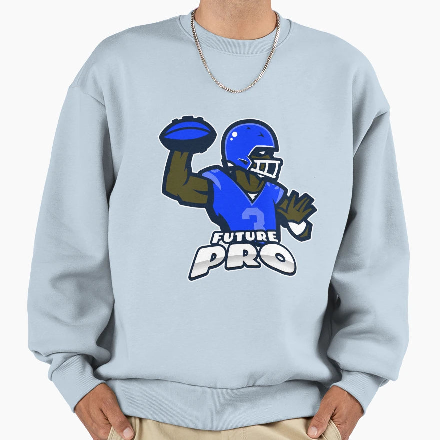 Future Pro Football Player 2 Sweatshirt - Graphic Print for Adults - T-Shirt, Sweatshirt, Hoodie