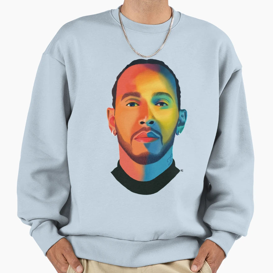 Lewis Hamilton Sweatshirt - Graphic Print Men Women - T-Shirt, Sweatshirt, Hoodie