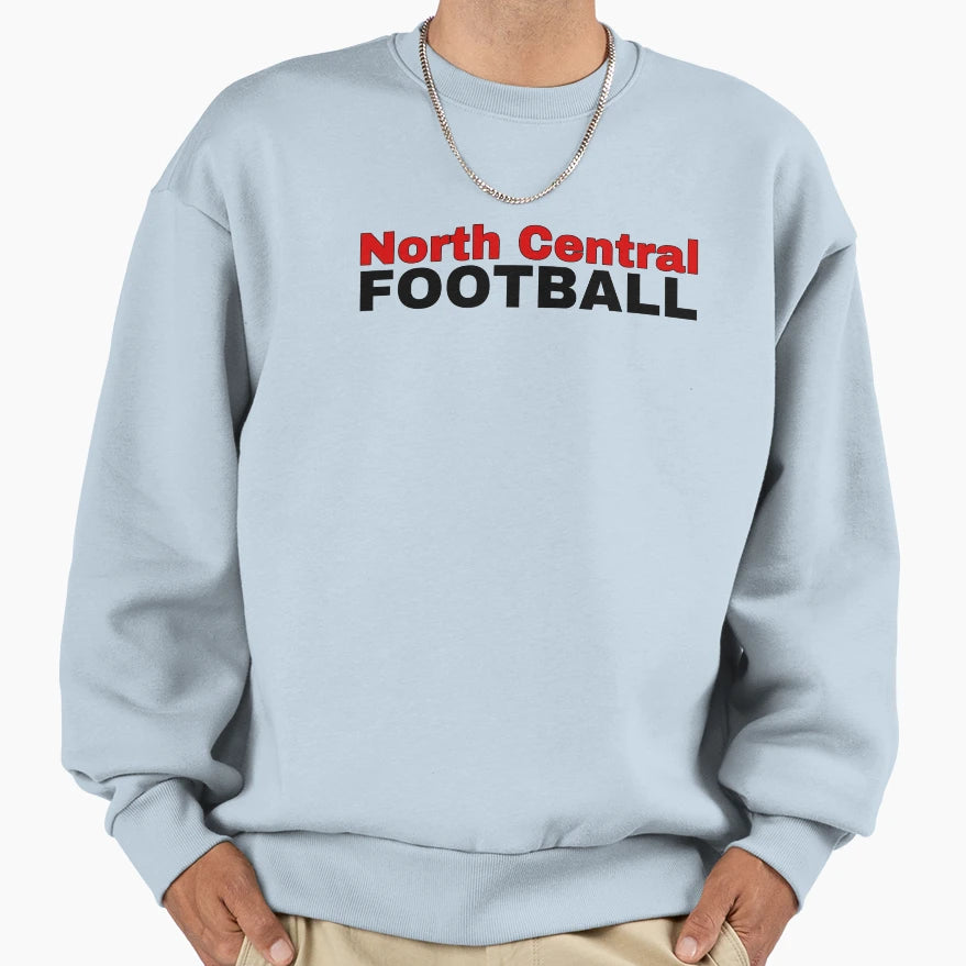 North Central College Football Sweatshirt - Casual Everyday Wear Men Women - T-Shirt, Sweatshirt, Hoodie