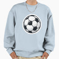Football Soccer Ball Sweatshirt - Minimalist Print Unisex - T-Shirt, Sweatshirt, Hoodie