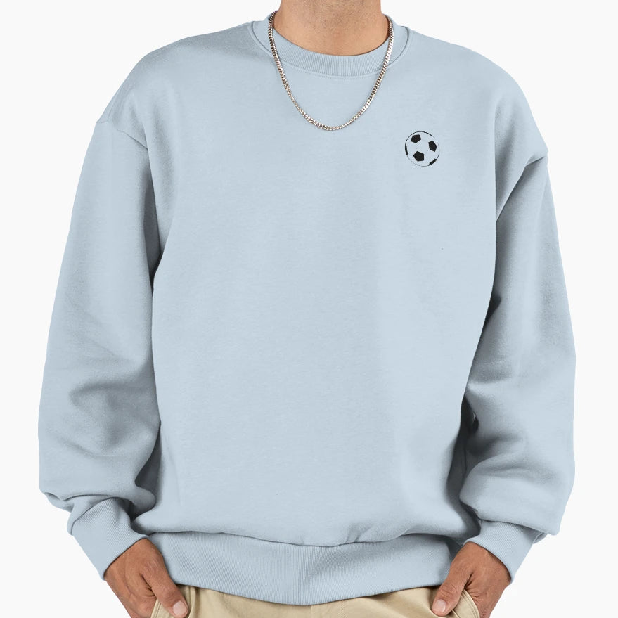Soccer Ball Sweatshirt - Aesthetic Graphic for Adults - T-Shirt, Sweatshirt, Hoodie