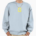 Uppercase Q Yellow Pixel Block Sweatshirt - Streetwear Style Men Women - T-Shirt, Sweatshirt, Hoodie