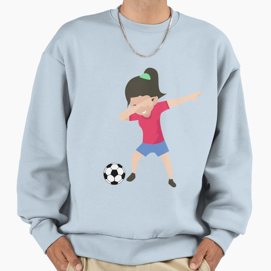 Dabbing Dab Soccer Ball Sports T-Shirt - Graphic Print for Adults - T-Shirt, Sweatshirt, Hoodie