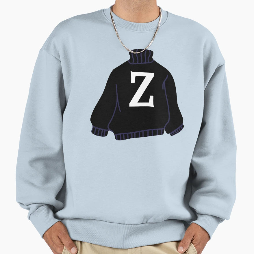 Letter Sweatshirt - Fun Novelty Design Men Women - T-Shirt, Sweatshirt, Hoodie