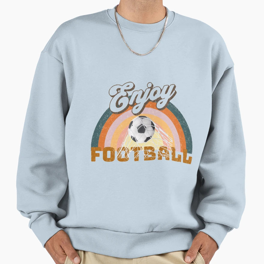 Enjoy Football Sweatshirt - Graphic Print for Adults - T-Shirt, Sweatshirt, Hoodie