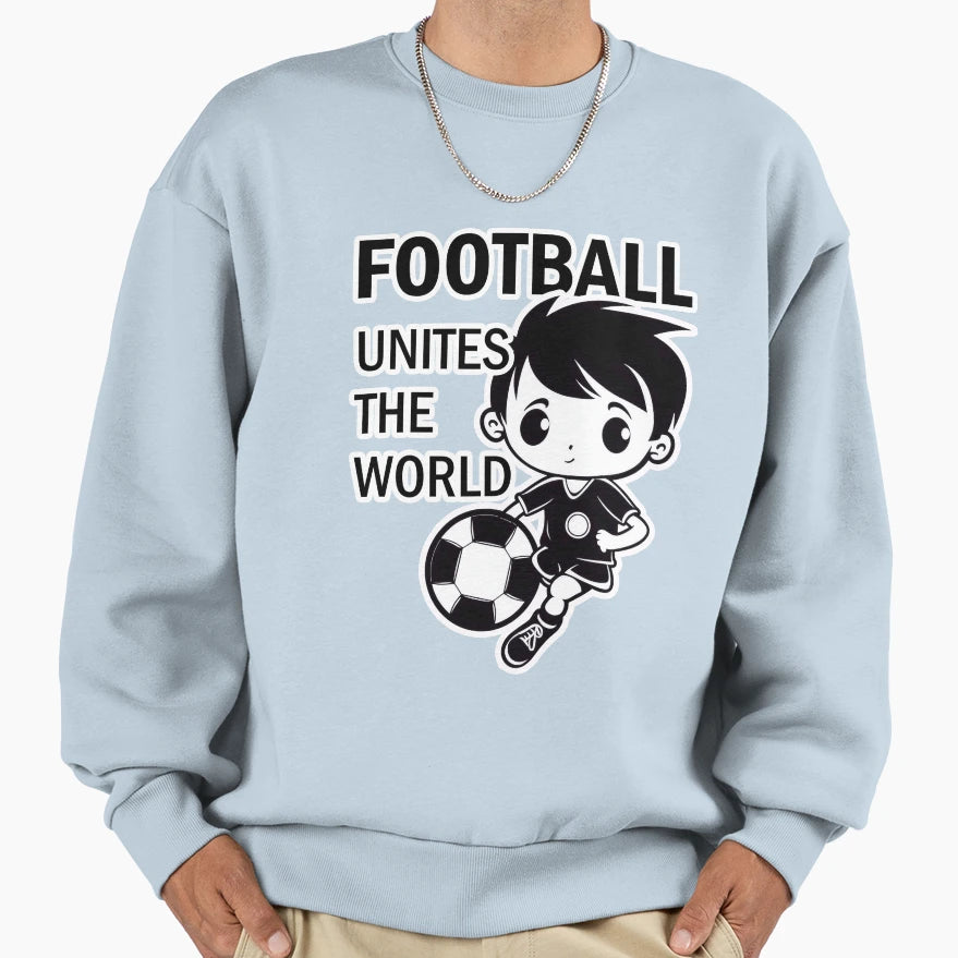 Football Units World Sweatshirt - Aesthetic Graphic for Adults - T-Shirt, Sweatshirt, Hoodie