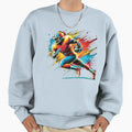 American Football Game Day Vibes Sweatshirt - Aesthetic Graphic for Adults - T-Shirt, Sweatshirt, Hoodie