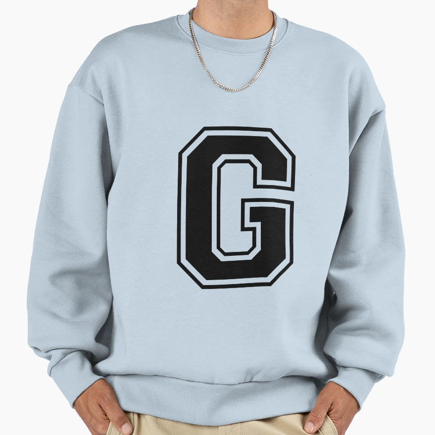 Letter G Sweatshirt - Novelty Apparel Men Women - T-Shirt, Sweatshirt, Hoodie
