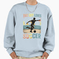 This Loves Soccer Soccer Sweatshirt - Custom Art Print for Adults - T-Shirt, Sweatshirt, Hoodie