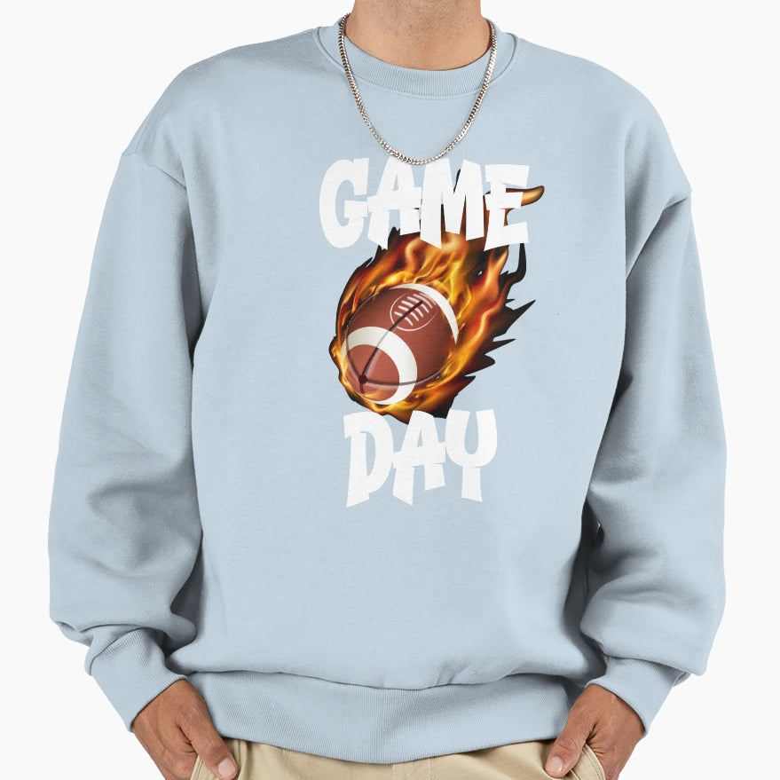 Fun Sports Game Day Football Sweatshirt - Unique Graphic Men Women - T-Shirt, Sweatshirt, Hoodie