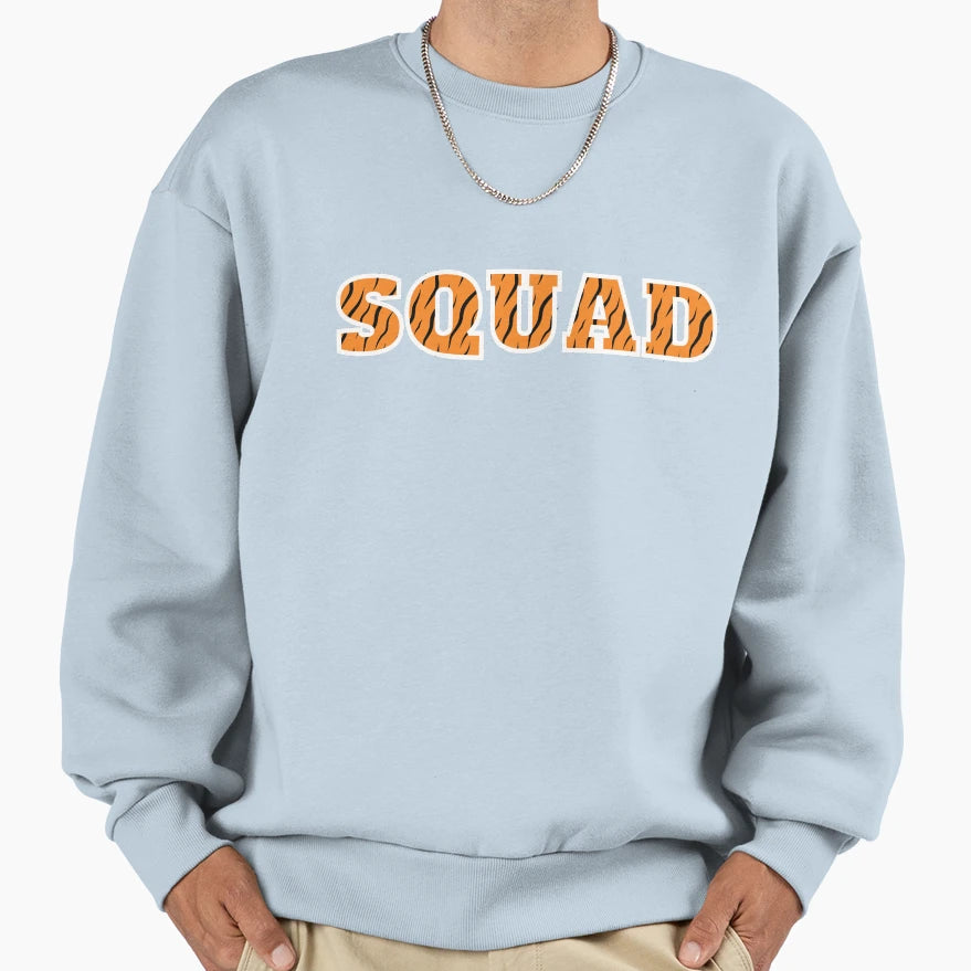 Hot Tiger Squad Pattern Sweatshirt - Aesthetic Graphic for Adults - T-Shirt, Sweatshirt, Hoodie