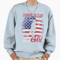 Funny Soccer Lover Us Flag Proud To Sweatshirt - Novelty Apparel Unisex - T-Shirt, Sweatshirt, Hoodie