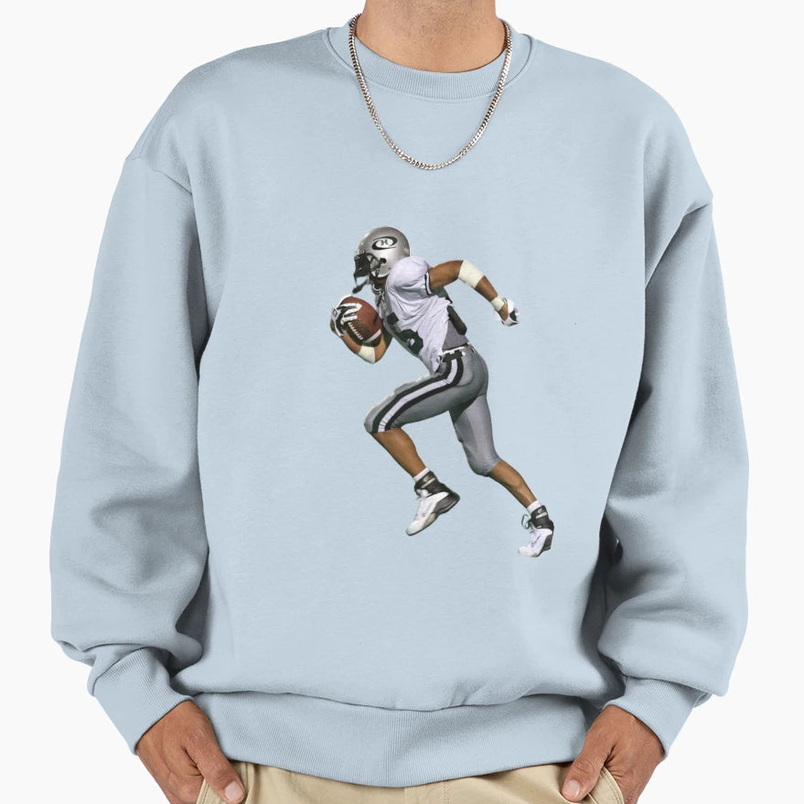 American Football Player Sweatshirt - Streetwear Style Men Women - T-Shirt, Sweatshirt, Hoodie