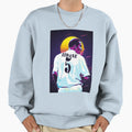 Zidane Player Soccer Sweatshirt - Novelty Apparel for Adults - T-Shirt, Sweatshirt, Hoodie