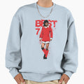 George Best Sweatshirt - Aesthetic Graphic Men Women - T-Shirt, Sweatshirt, Hoodie