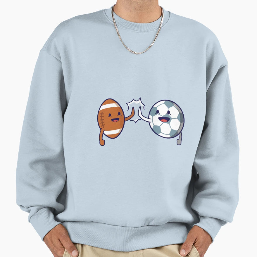 Football Football Sweatshirt - Minimalist Print for Adults - T-Shirt, Sweatshirt, Hoodie