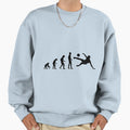 Evolution Footballer Sweatshirt - Graphic Print Unisex - T-Shirt, Sweatshirt, Hoodie