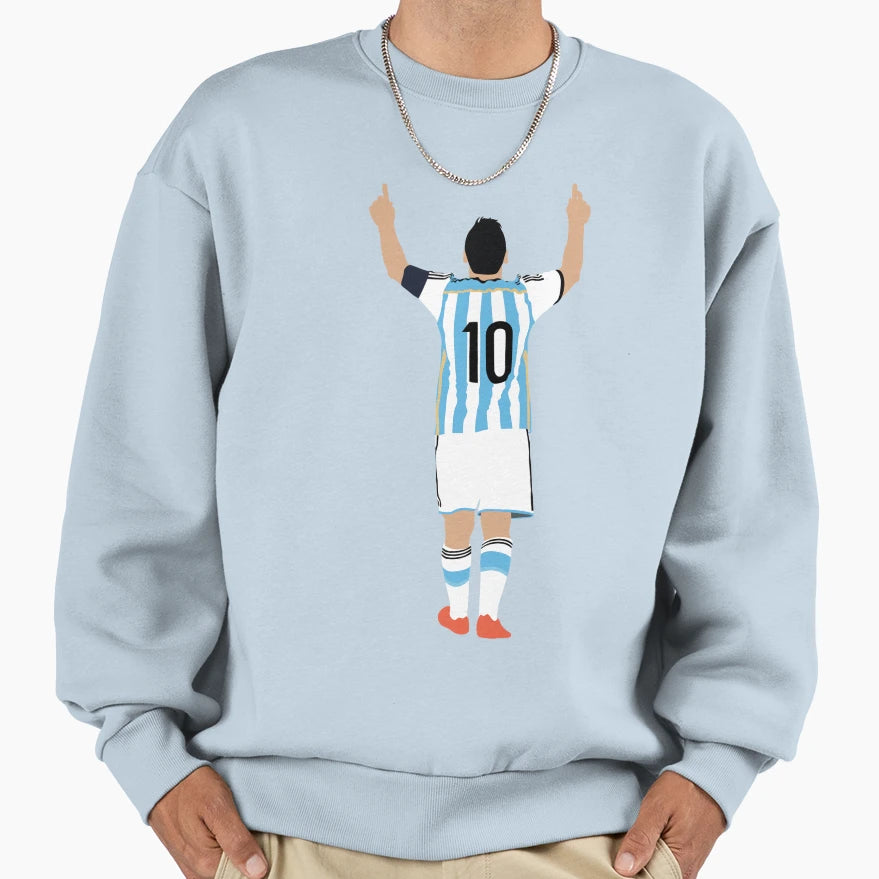 Lionel Messi M30 Sweatshirt - Unique Graphic for Adults - T-Shirt, Sweatshirt, Hoodie