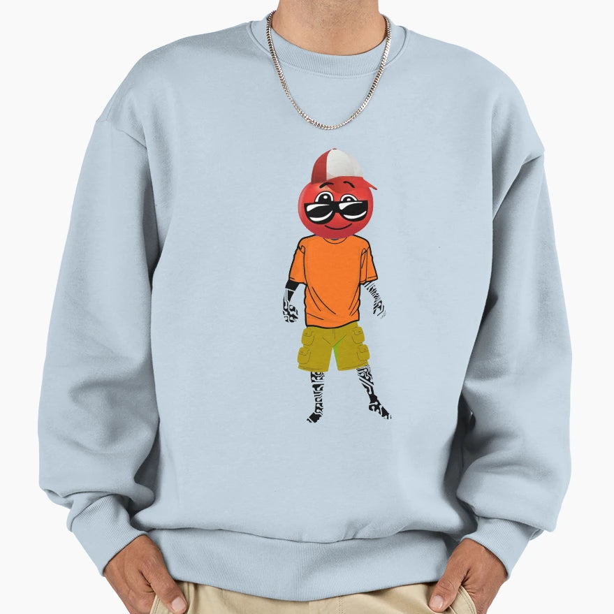 Funny Tomatto Sweatshirt - Minimalist Print Men Women - T-Shirt, Sweatshirt, Hoodie