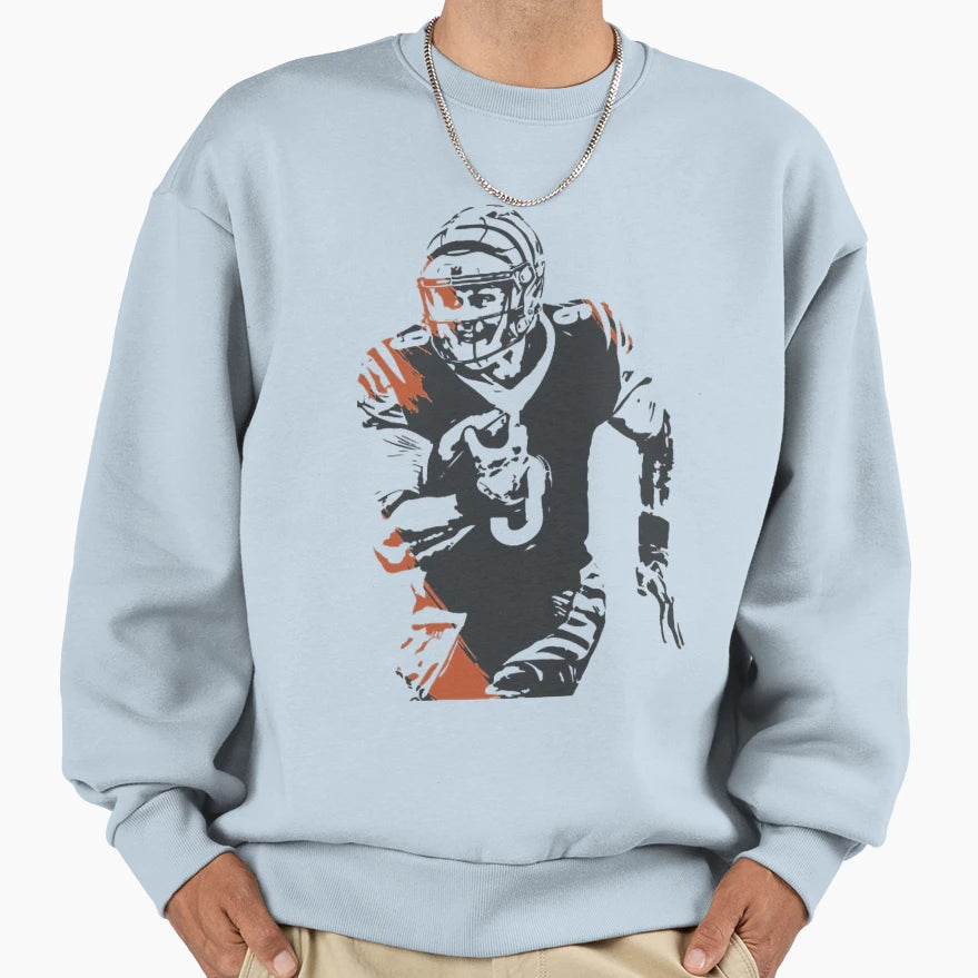 Player Sports Quarterback 14 Wide Sweatshirt - Streetwear Style for Adults - T-Shirt, Sweatshirt, Hoodie