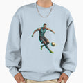 Cyberpunk Cristiano Ronaldo Sweatshirt - Aesthetic Graphic Men Women - T-Shirt, Sweatshirt, Hoodie