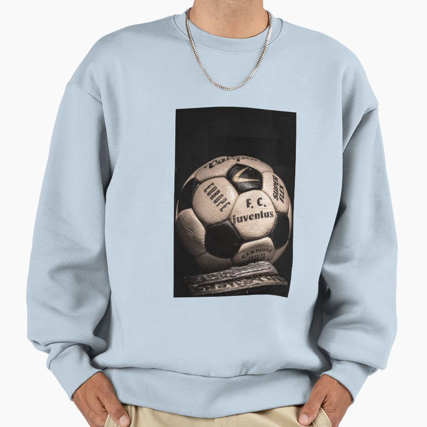 Juventus Football Ball Sweatshirt - Minimalist Print Unisex - T-Shirt, Sweatshirt, Hoodie