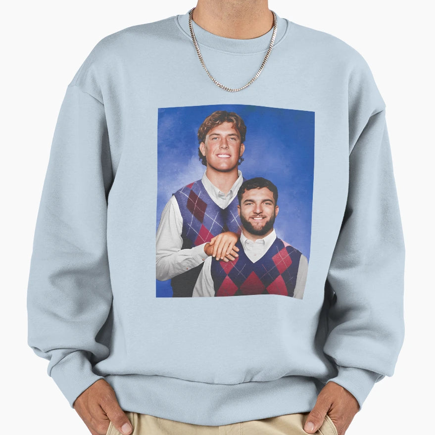 Football Jaxson Dart And Cam Sweatshirt - Casual Everyday Wear for Adults - T-Shirt, Sweatshirt, Hoodie