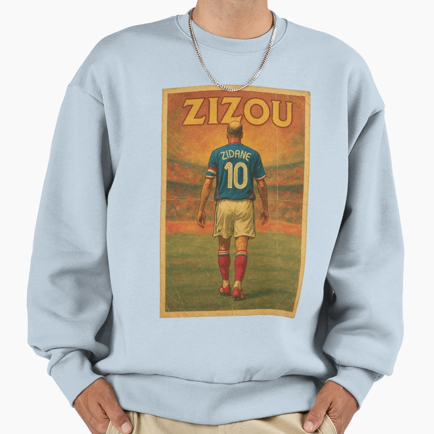 Zizou Sweatshirt - Trendy Graphic Unisex - T-Shirt, Sweatshirt, Hoodie