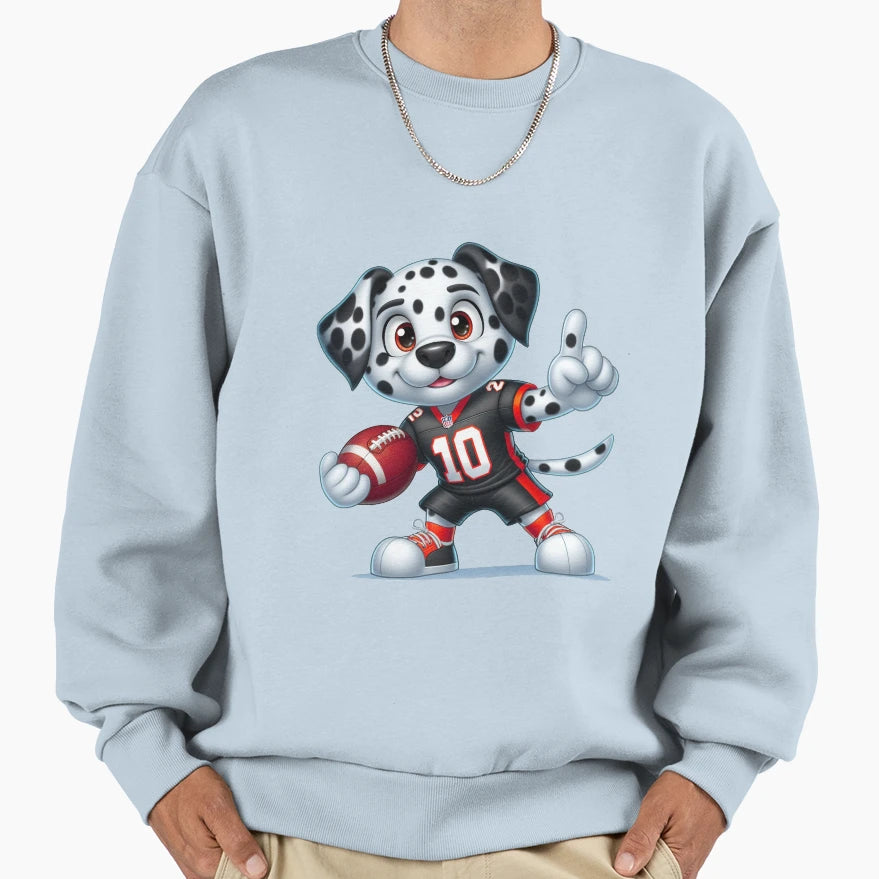 Dalmatian Player 10 Sweatshirt - Fun Novelty Design Unisex - T-Shirt, Sweatshirt, Hoodie