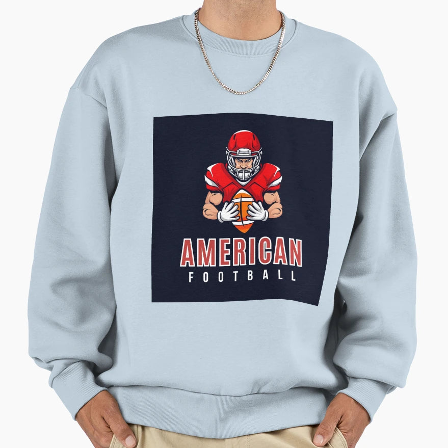 American Football Sweatshirt - Custom Art Print for Adults - T-Shirt, Sweatshirt, Hoodie